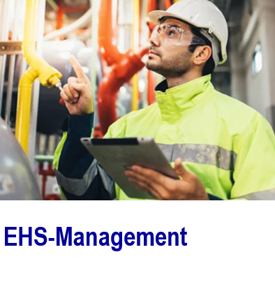 EHS Management steht fr Environment, Health & Safety.
Arbeitsschutzak